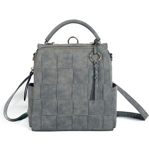 Target Grey Suede Backpack